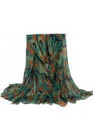 Women Voile Cotton Scarf , Vintage/ Work/ Casual