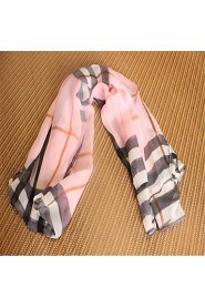 Plaid Scarves Shawls And Super Long Lattice Chiffon Scarves Of England