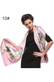 Zizhen Women's Casual Silk Scarf