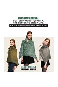 Sjaals 2015Scarves women Cape Poncho Winter Casual Sweater Poncho Echarpe Sweater Cardigan Shawl cachecois feminino