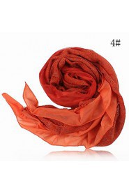 Women Cotton/Silk Scarf , Casual