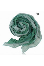 Women Cotton/Silk Scarf , Casual