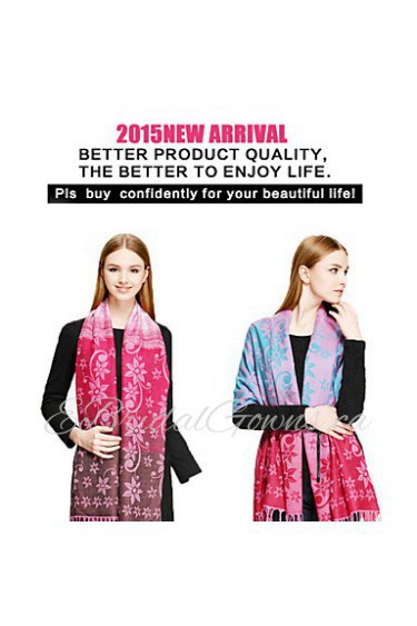 Fashion Jacquard Scarf Maya ethnic Patterns Oversized Cashmere Winter Big Size scarves Thick Tassel Shawl WJS-0001