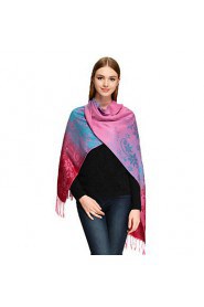 Fashion Jacquard Scarf Maya ethnic Patterns Oversized Cashmere Winter Big Size scarves Thick Tassel Shawl WJS-0001