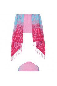 Fashion Jacquard Scarf Maya ethnic Patterns Oversized Cashmere Winter Big Size scarves Thick Tassel Shawl WJS-0001