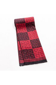 Men's Fashion Wool Blend Scarves Casual Scarves