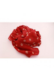 Wome's New Wave Point Chiffon Scarves