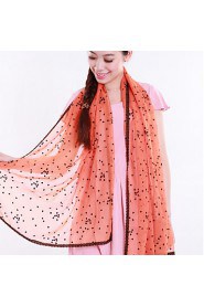 Women's Heart Flocking Scarf