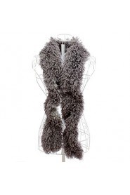 Scarves Feather/Fur White/ Gray/ Purple Party/Evening