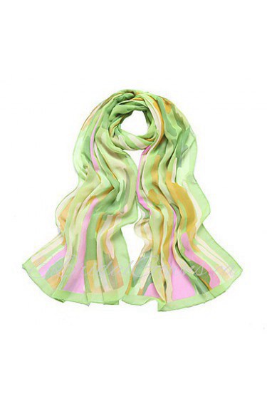 Women's Abstract Milky Way Print Chiffon Shawl (160*50cm)