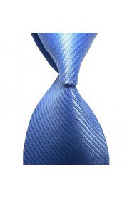 Men's Striped Microfiber Tie Necktie With Gift Box (12 Colors Available)