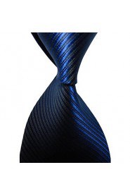 Men's Striped Microfiber Tie Necktie With Gift Box (12 Colors Available)