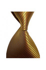 Men's Striped Microfiber Tie Necktie With Gift Box (12 Colors Available)