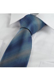 Men's Necktie Gradiant Blue Dots Wedding/Business/Work/Formal/Casual Tie With Gift Box