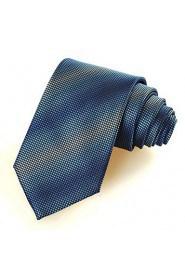 Men's Necktie Gradiant Blue Dots Wedding/Business/Work/Formal/Casual Tie With Gift Box