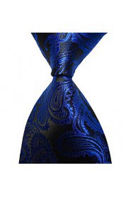 Men's Paisley Microfiber Tie Necktie With Gift Box (13 Colors Available)