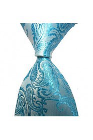 Men's Paisley Microfiber Tie Necktie With Gift Box (13 Colors Available)