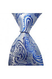 Men's Paisley Microfiber Tie Necktie With Gift Box (13 Colors Available)