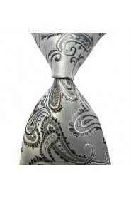 Men's Paisley Microfiber Tie Necktie With Gift Box (13 Colors Available)