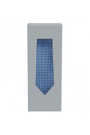 Men's Necktie Blue Polka Dots Wedding/Business/Work/Formal/Casual Tie With Gift Box