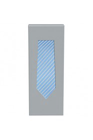 Men's Necktie Light Sky Blue Striped Wedding/Business/Work/Formal/Casual Tie With Gift Box