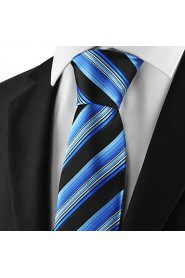 Men's Striped Tie Suits Necktie For Formal Wedding Party Holiday Business With Gift Box (2 Colors Available)