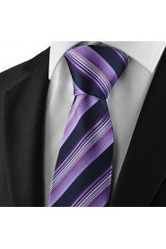 Men's Striped Tie Suits Necktie For Formal Wedding Party Holiday Business With Gift Box (2 Colors Available)