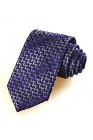 Men's Diamond Pattern Novelty Microfiber Tie Necktie With Gift Box (5 Colors Available)