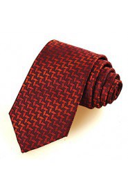 Men's Diamond Pattern Novelty Microfiber Tie Necktie With Gift Box (5 Colors Available)