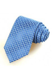 Men's Diamond Pattern Novelty Microfiber Tie Necktie With Gift Box (5 Colors Available)