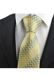 Men's Diamond Pattern Novelty Microfiber Tie Necktie With Gift Box (5 Colors Available)