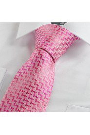 Men's Diamond Pattern Novelty Microfiber Tie Necktie With Gift Box (5 Colors Available)