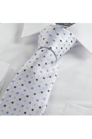 Men's Bohemian Floral Checked Formal Microfiber Tie Necktie Formal With Gift Box (5 Colors Available)