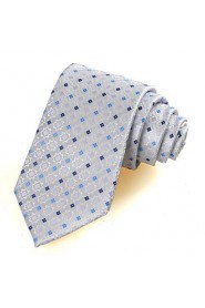 Men's Bohemian Floral Checked Formal Microfiber Tie Necktie Formal With Gift Box (5 Colors Available)