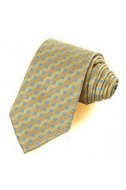 Men's Lucky Ancient Coin Pattern Microfiber Tie Necktie Formal With Gift Box (4 Colors Available)