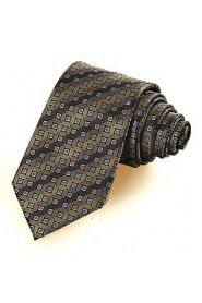 Men's Lucky Ancient Coin Pattern Microfiber Tie Necktie Formal With Gift Box (4 Colors Available)