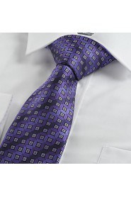 Men's Lucky Ancient Coin Pattern Microfiber Tie Necktie Formal With Gift Box (4 Colors Available)