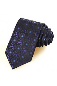 Men's Bohemian Floral Checked Tie Suit Necktie Wedding Party Holiday With Gift Box(3 Colors Available)