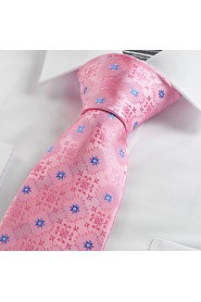 Men's Bohemian Floral Checked Tie Suit Necktie Wedding Party Holiday With Gift Box(3 Colors Available)