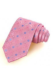 Men's Bohemian Floral Checked Tie Suit Necktie Wedding Party Holiday With Gift Box(3 Colors Available)