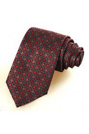 Men's Bohemian Floral Antique Checked Microfiber Tie Necktie Gift With Gift Box(3 Colors Available)