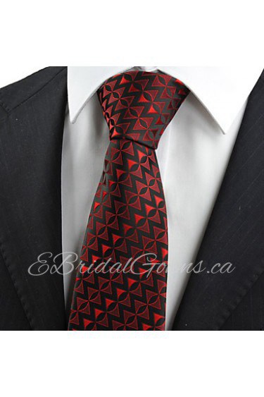 Men's Arrow Pattern Unique Tie Necktie Formal Wedding Party Holiday With Gift Box (6 Colors Available)