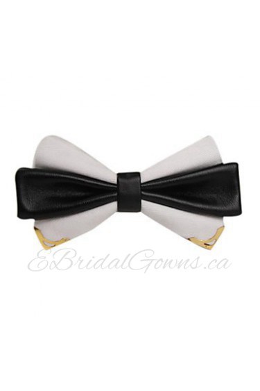 Unisex Vintage/Party/Work/Casual Bow Tie , PU