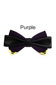 Unisex Vintage/Party/Work/Casual Bow Tie , PU