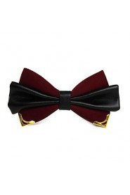 Unisex Vintage/Party/Work/Casual Bow Tie , PU