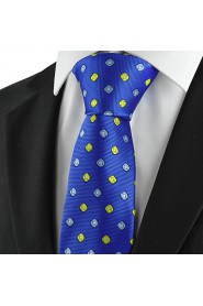 Men's Polka Pattern Microfiber Classic Tie Formal Necktie Holiday Business With Gift Box (5 Colors Available)