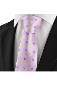 Men's Polka Pattern Microfiber Classic Tie Formal Necktie Holiday Business With Gift Box (5 Colors Available)