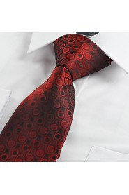 Men's Gradient Swirl Pattern Microfiber Tie Necktie Wedding Party Holiday With Gift Box (6 Colors Available)