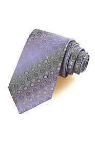 Men's Gradient Swirl Pattern Microfiber Tie Necktie Wedding Party Holiday With Gift Box (6 Colors Available)