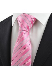 Men's Dotted Striped Classic Glossy Tie Necktie Wedding Holiday Business With Gift Box (4 Colors Available)